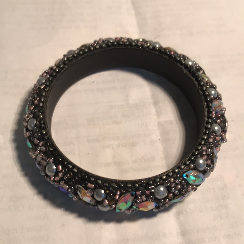 Two beautiful rhinestone bangles